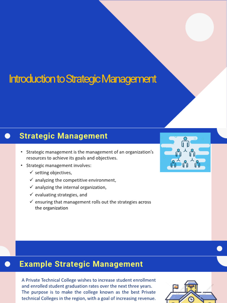 Strategic Management Overview Guide | PDF | Strategic Management | Goal