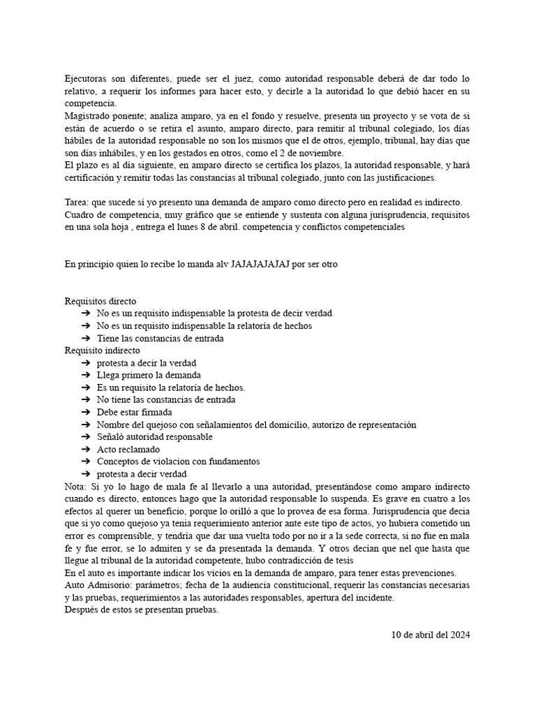 Juicio de Amparo y Derecho Procesal Constitucional. (1) - 40-67 | PDF ...