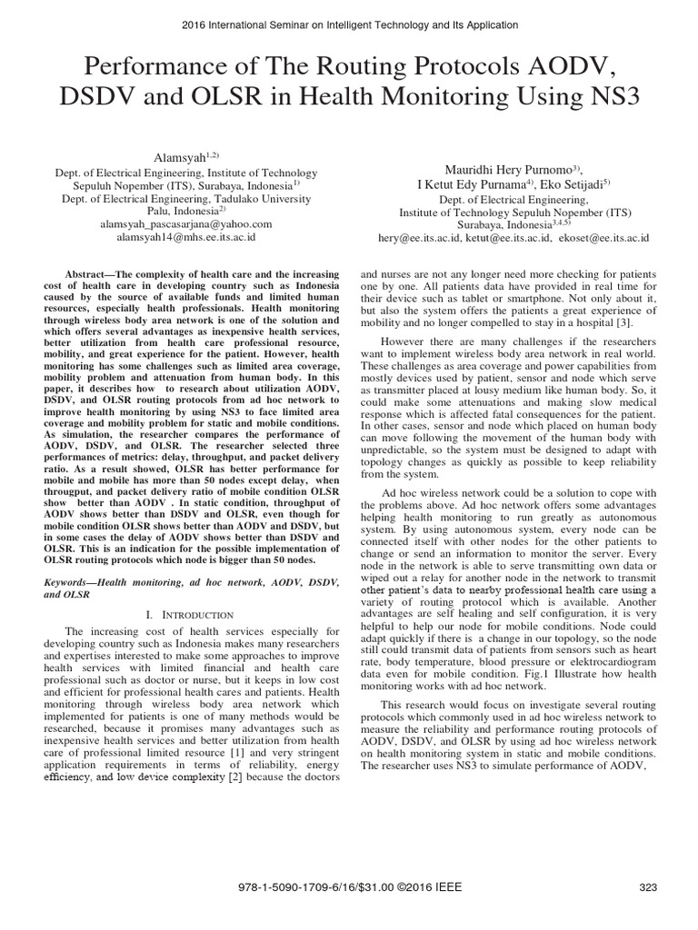 Conference Paper 1 - Performance - of - The - Routing - Protocols ...