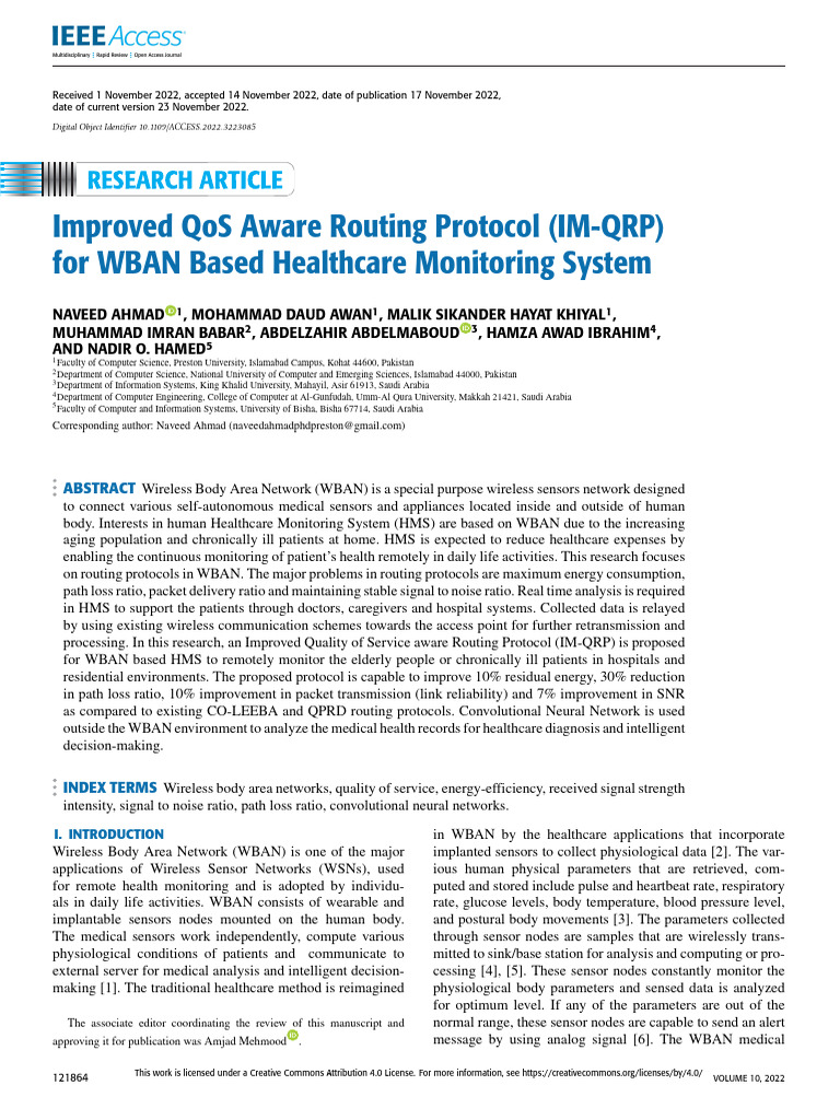 Journal Paper 9-Improved - QoS - Aware - Routing - Protocol - IM-QRP ...