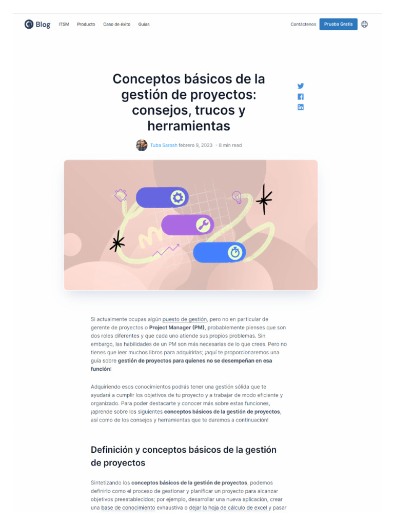 1L - DAP - UA1 - SM - EW - Conceptos Básicos de La Gestión de Proyectos ...