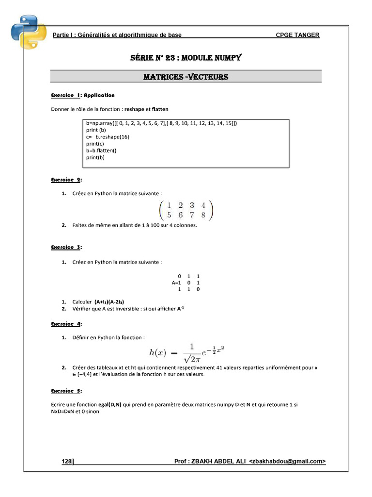 Généralités et algorithmes de base | PDF