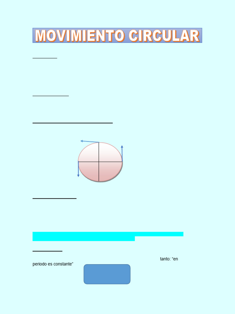 Movimiento Circular Uniforme | PDF | Velocidad | Rotación