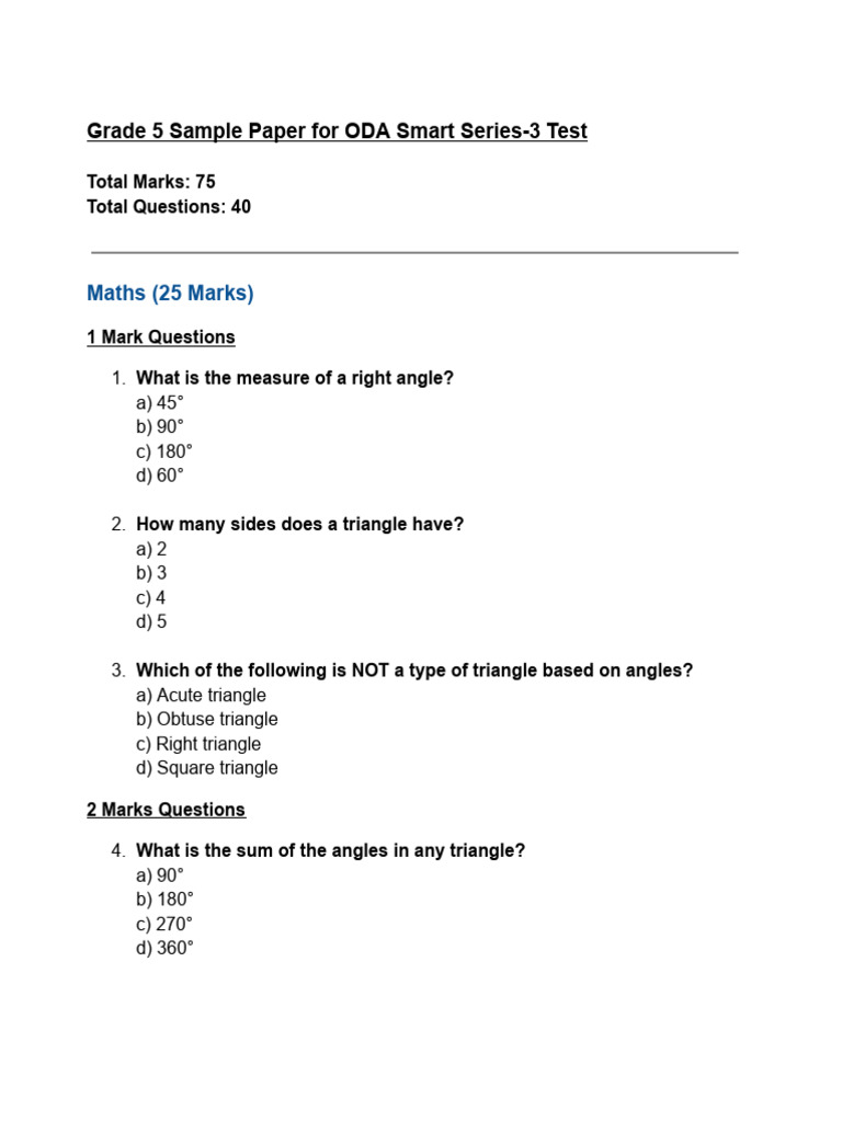 SP-1 Oda Smart Series-3 | PDF | Triangle | Elementary Geometry