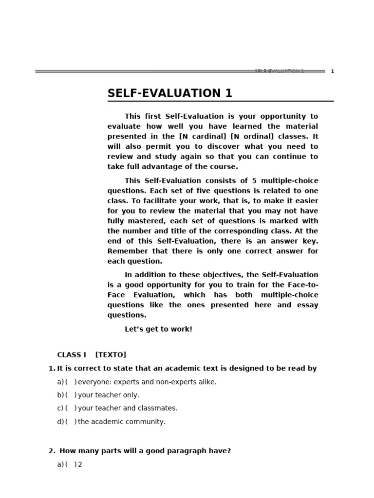 LIPT - Autoavaliação 01 | PDF | Multiple Choice | Human Communication