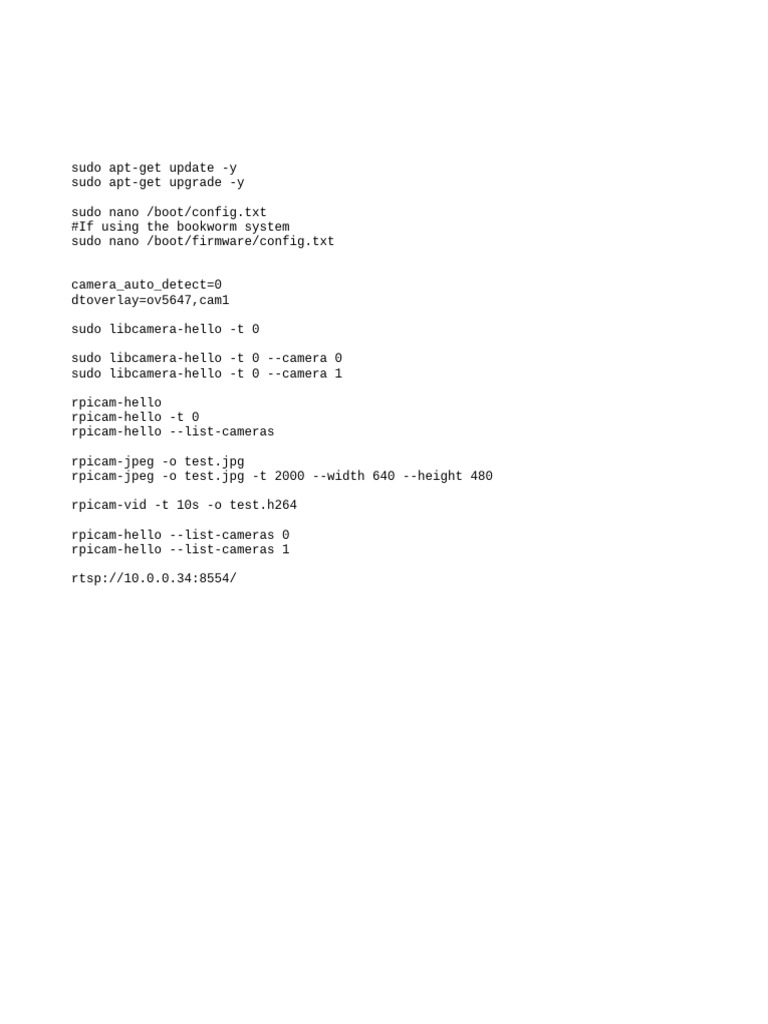 Pi camera commands pdf