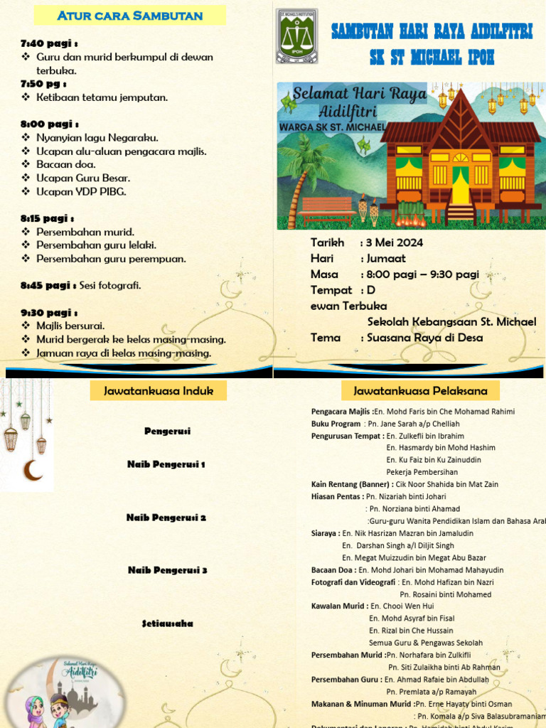 Buku Program Hari Raya 2024 | PDF