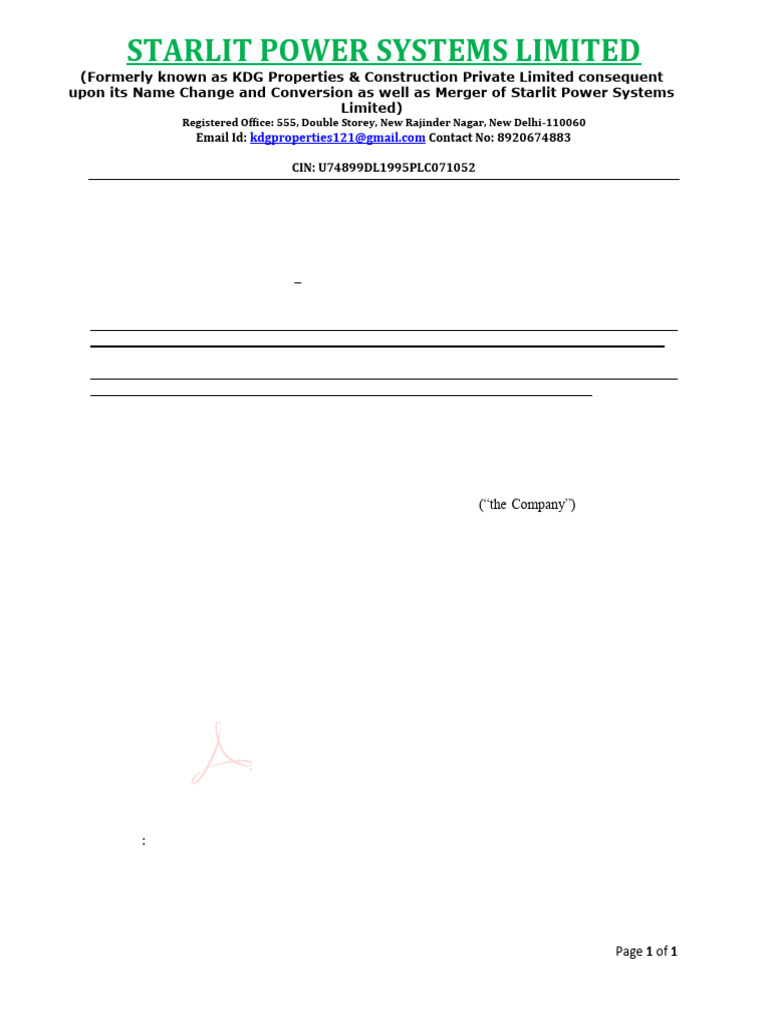 starlit-power-systems-limited-pankaj-saxena-pdf-audit-dividend