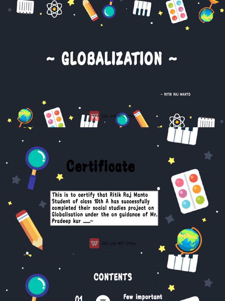 Globalization: Impacts and Key Concepts | PDF | Globalization | Economies