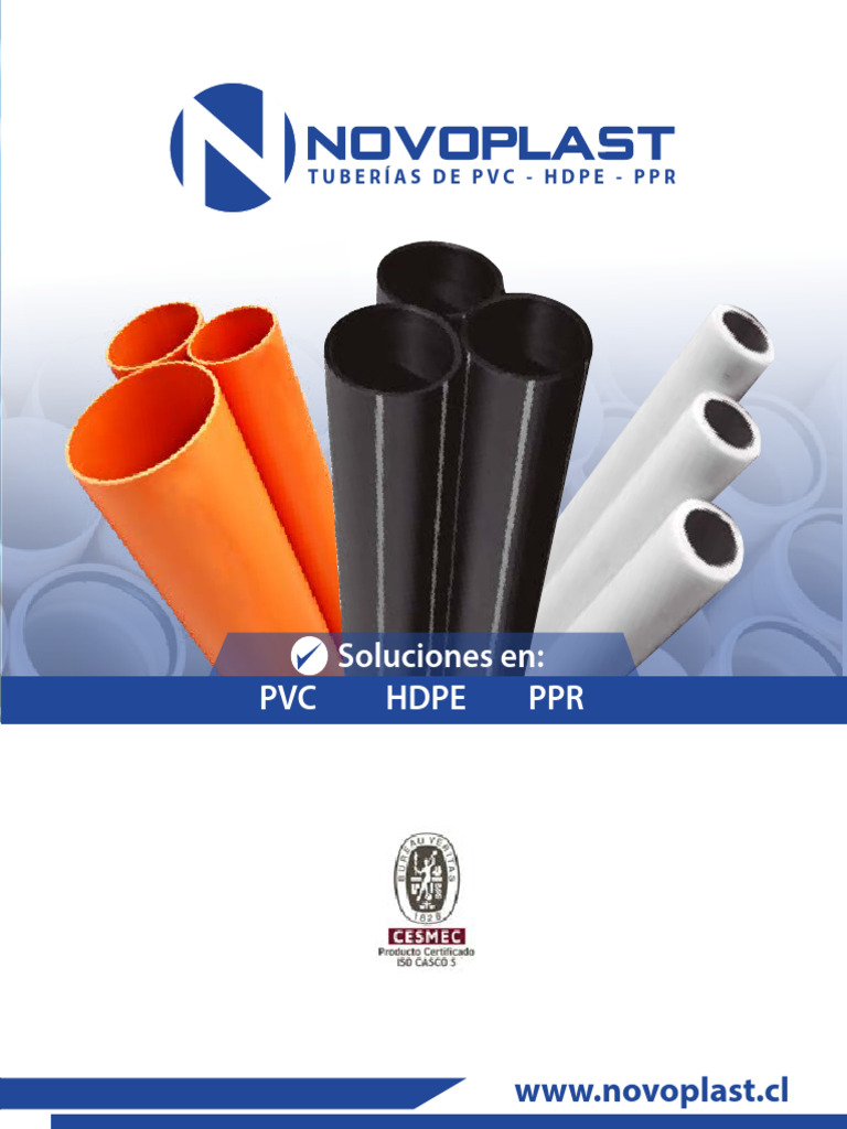 Tuberías PVC, HDPE y PPR para Industria | PDF | Tubería (transporte de ...