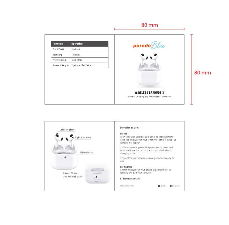 APPLE AIRPODS USER MANUAL PDF visual data 4