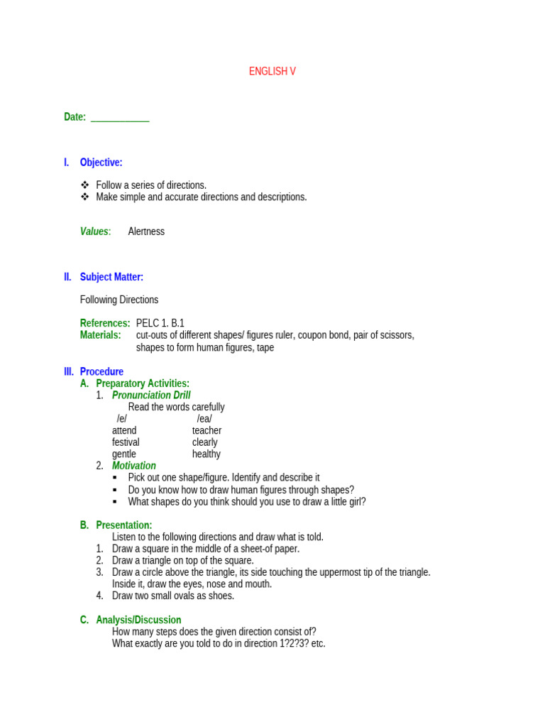 English V-LP | PDF