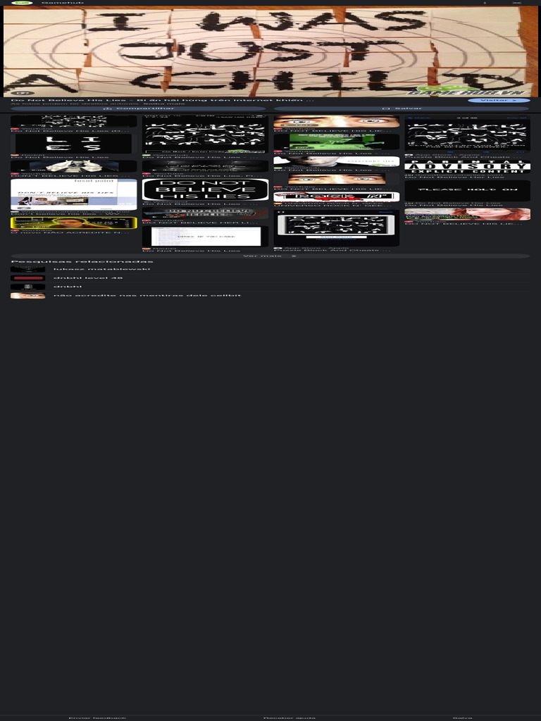 Do Not Believe His Lies - Pesquisa Google | PDF