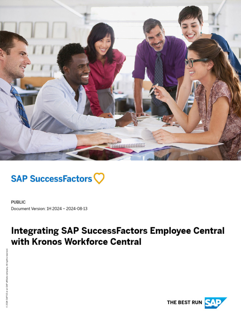 SAP SuccessFactors & Kronos Integration Guide | PDF | Proxy Server ...
