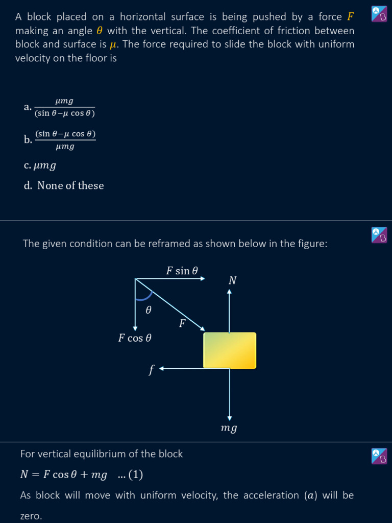 Physics Problem Solving Guide | PDF | Force | Friction