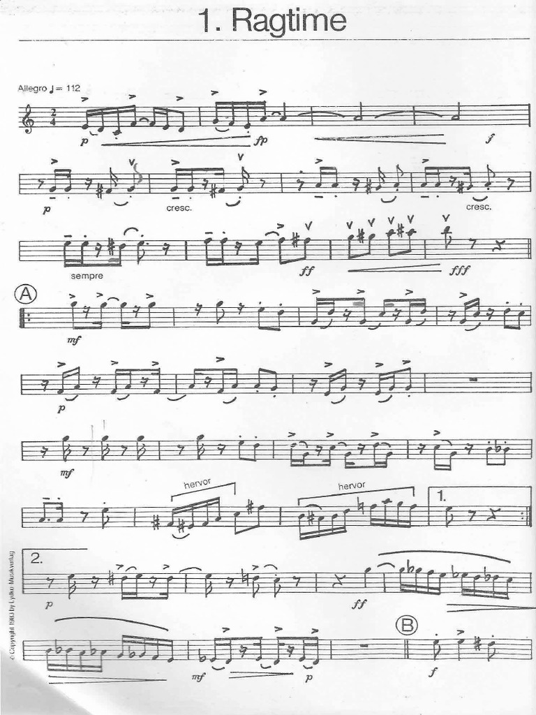 1 Ragtime | PDF | Art
