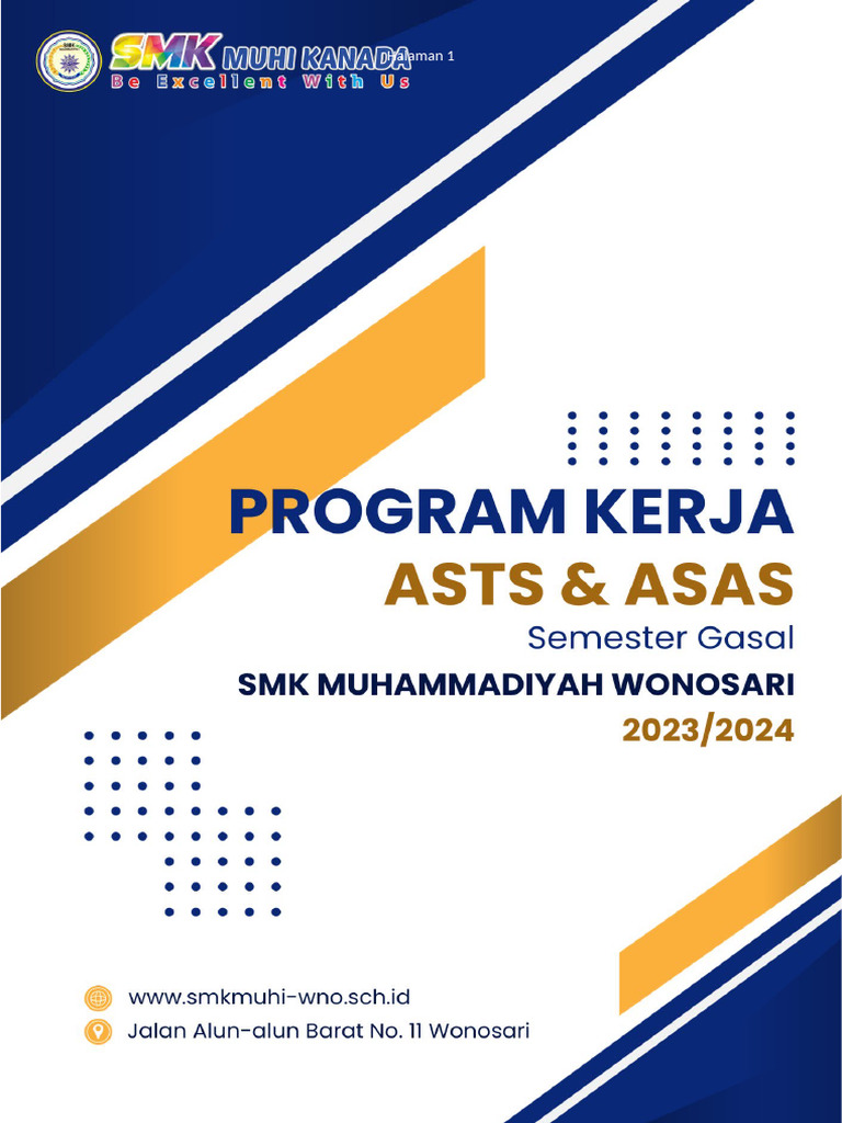 Program Kerja ASTS dan ASAS Gasal | PDF