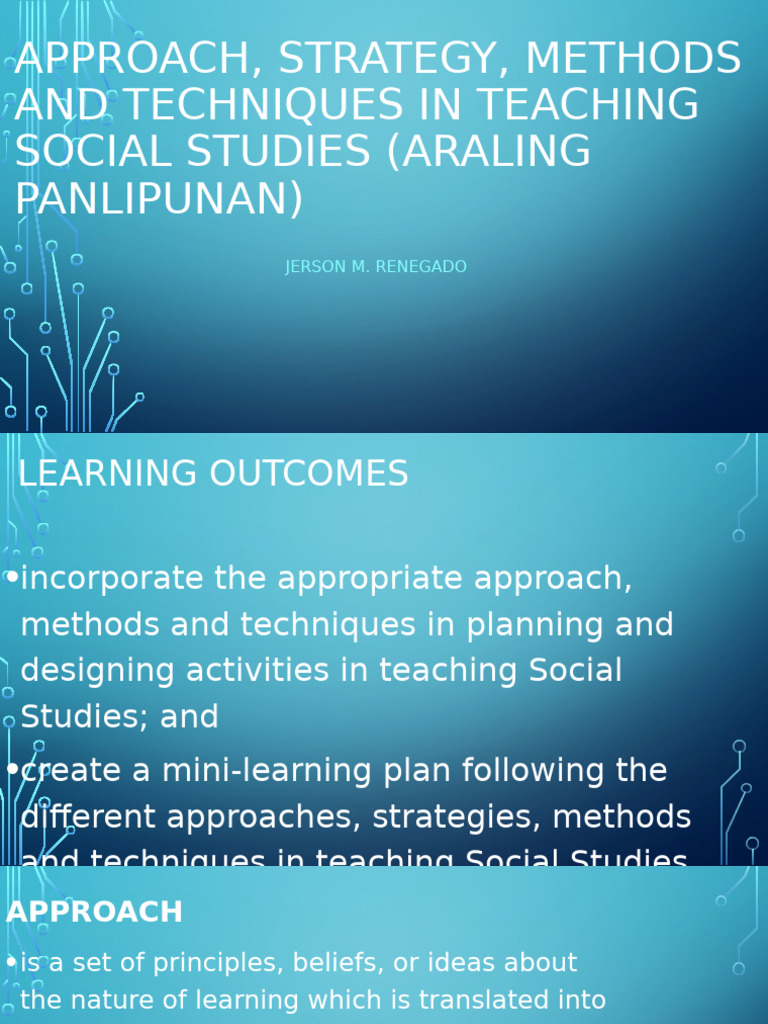 Teaching Strategies for Social Studies | PDF
