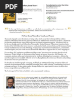 Local Dollars, Local Sense Press Release