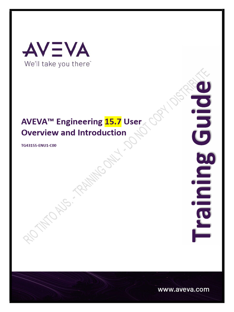 AVEVA Engineering 15.7 User - Overview and Intro | PDF | Graphical User ...