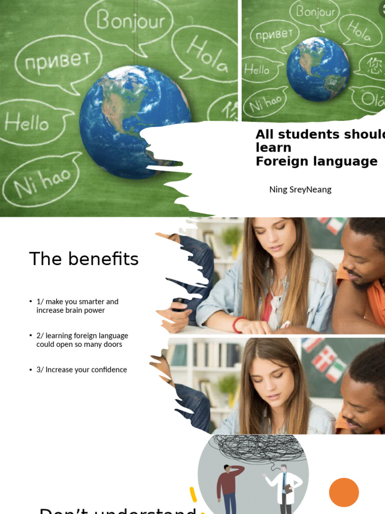 All Students Should Learn Foreign Language: Ning Sreyneang | PDF