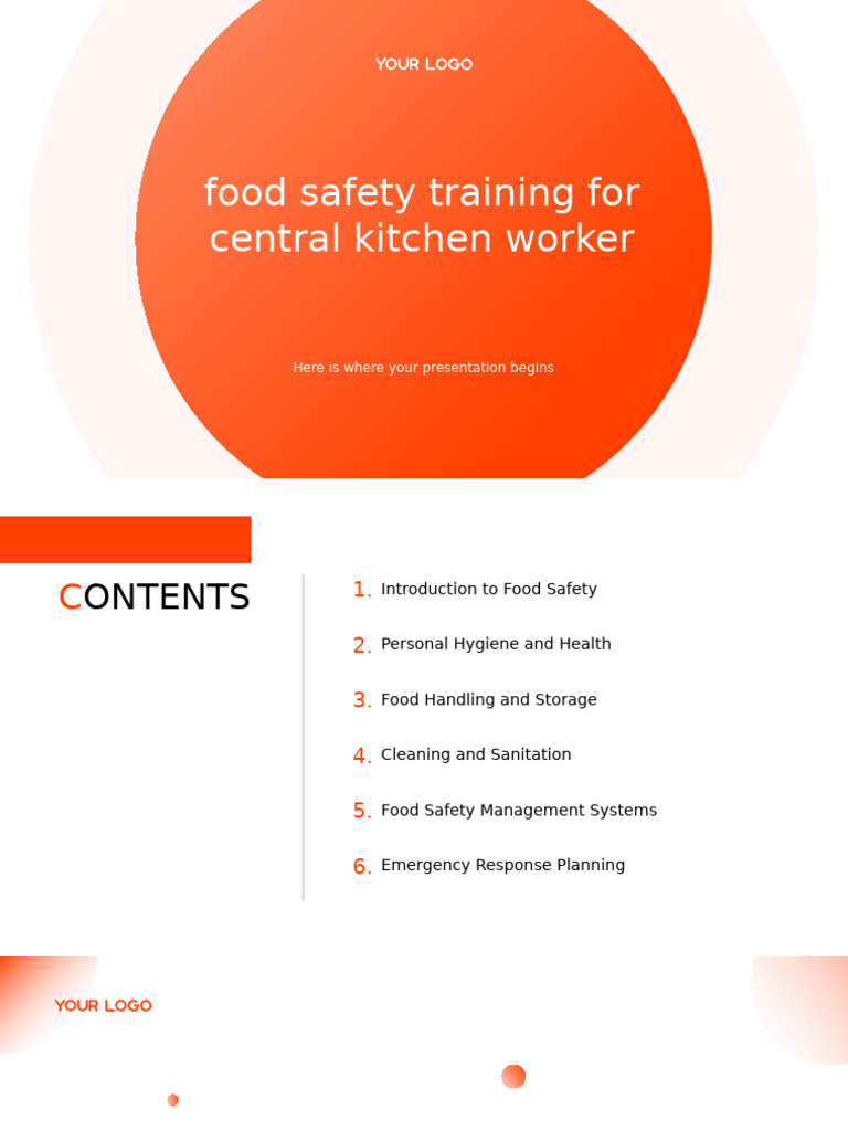 Food Safety Training for Kitchen Staff | PDF | Food Safety | Foodborne ...