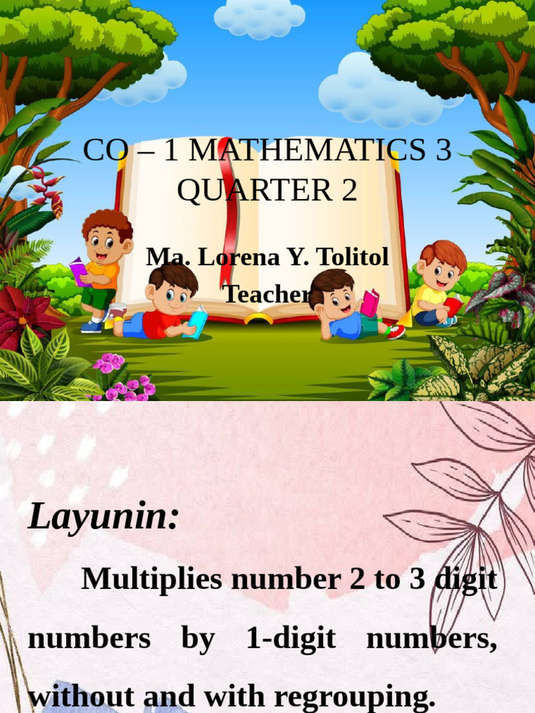 CO 1 Mathematics Grade 3 Quarter 2 | PDF