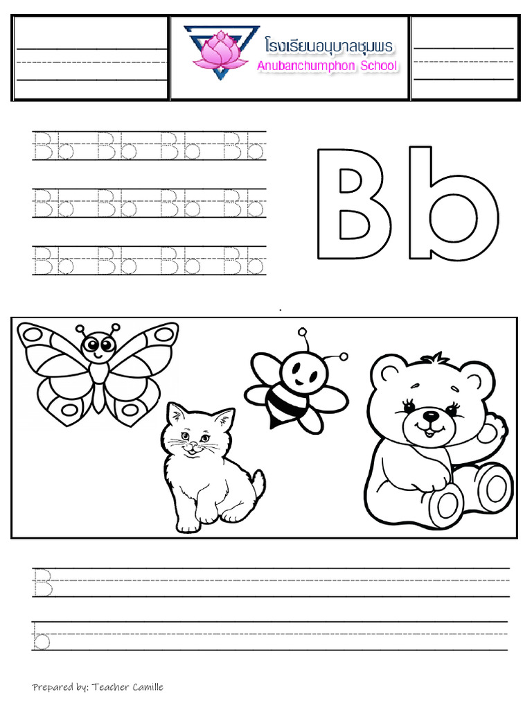 Letter Bb Pdf