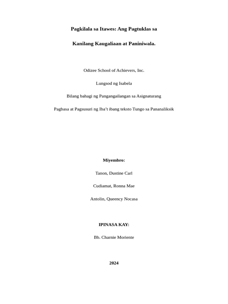 Pagpag Research 1 | PDF