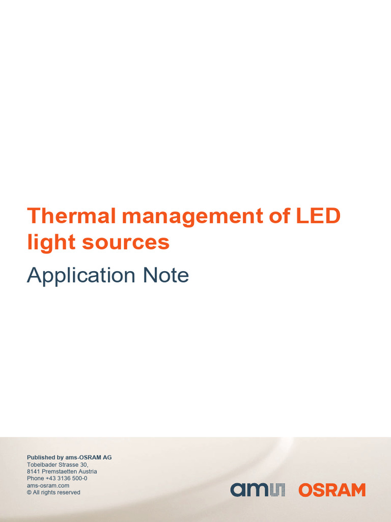 LED Thermal Management Principles | PDF | Heat Transfer | Heat