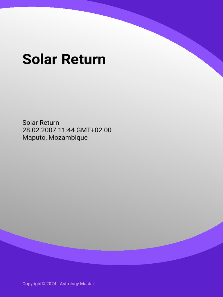 Astrologymaster Report 35732 | PDF | Planets In Astrology | Technical ...