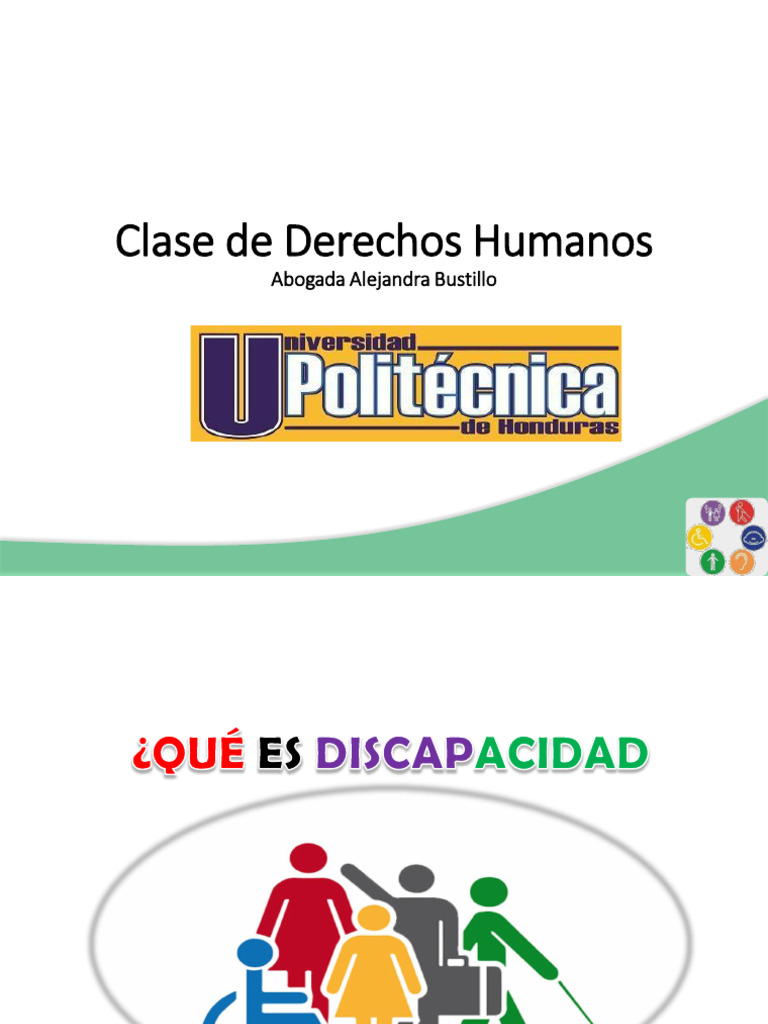 Derechos y Tipos de Discapacidad | PDF | Invalidez