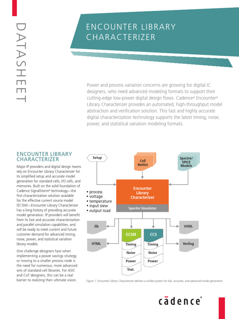 Library Characterizer Ds | PDF | Spice | Computer Engineering