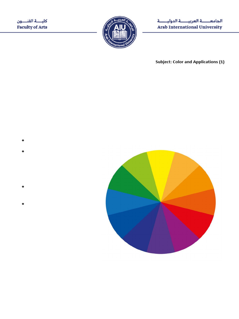 Color Wheel Project Guidelines | PDF | Career & Growth | Art