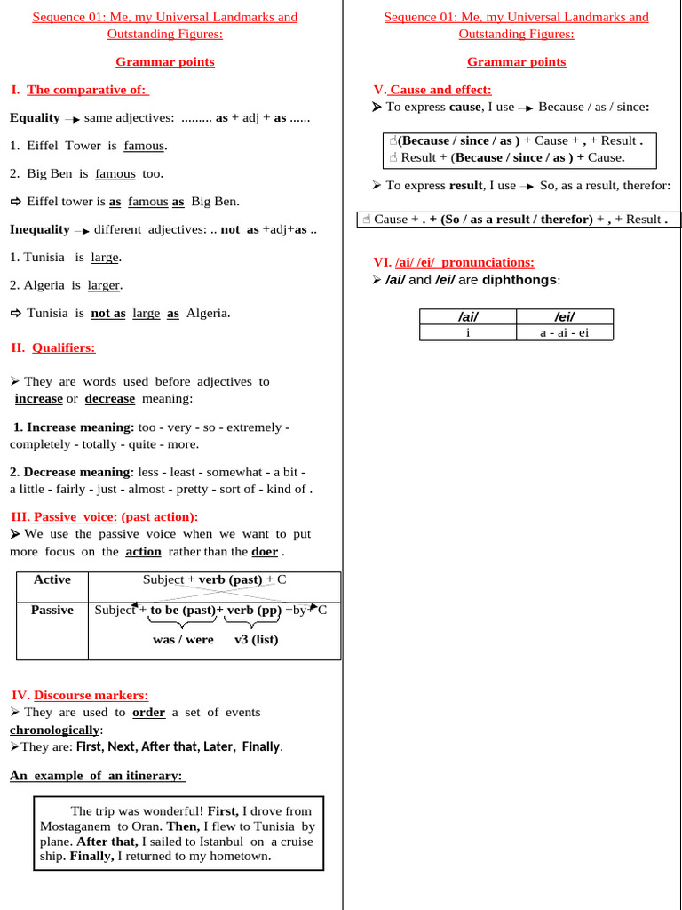 Grammar Guide: Comparatives & More | PDF | Language Mechanics ...