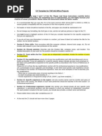 World Bank CV Format Guide | PDF