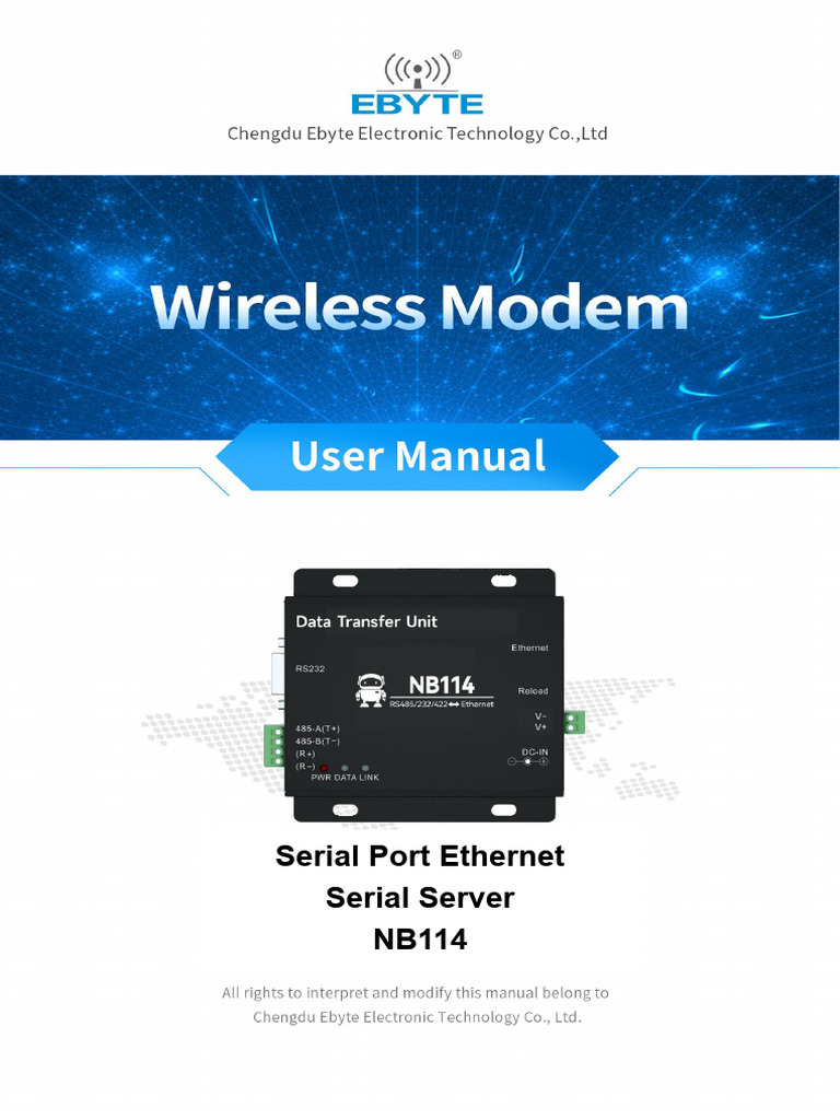 NB114 UserManual EN V1.6 | PDF | Port (Computer Networking) | Domain ...
