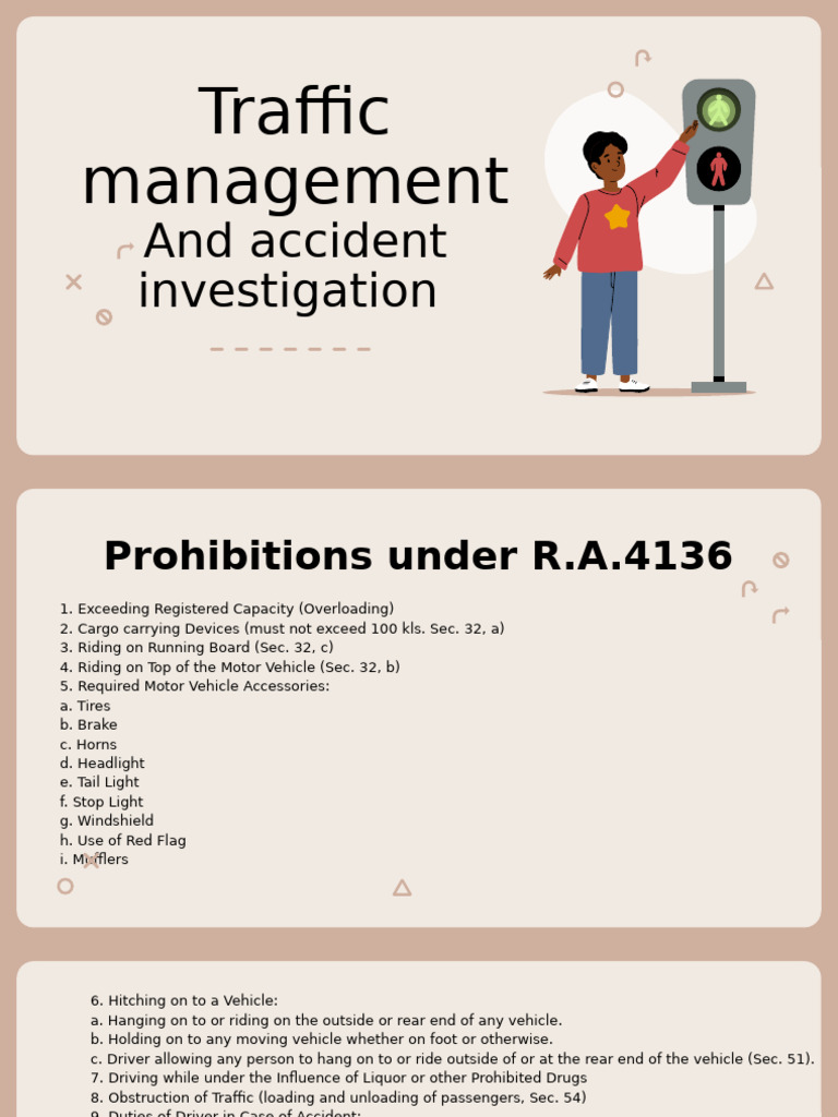 Traffic Management Report Group2 | PDF | Traffic | Driving