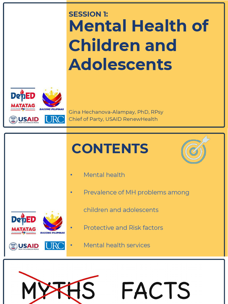Child and Adolescent Mental Health Insights | PDF | Mental Disorder ...