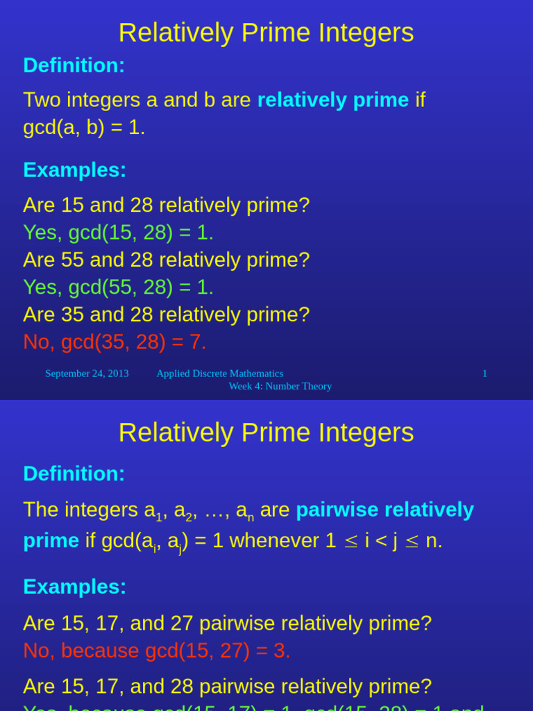 Lecture7 mth09-24 | PDF | Discrete Mathematics | Number Theory