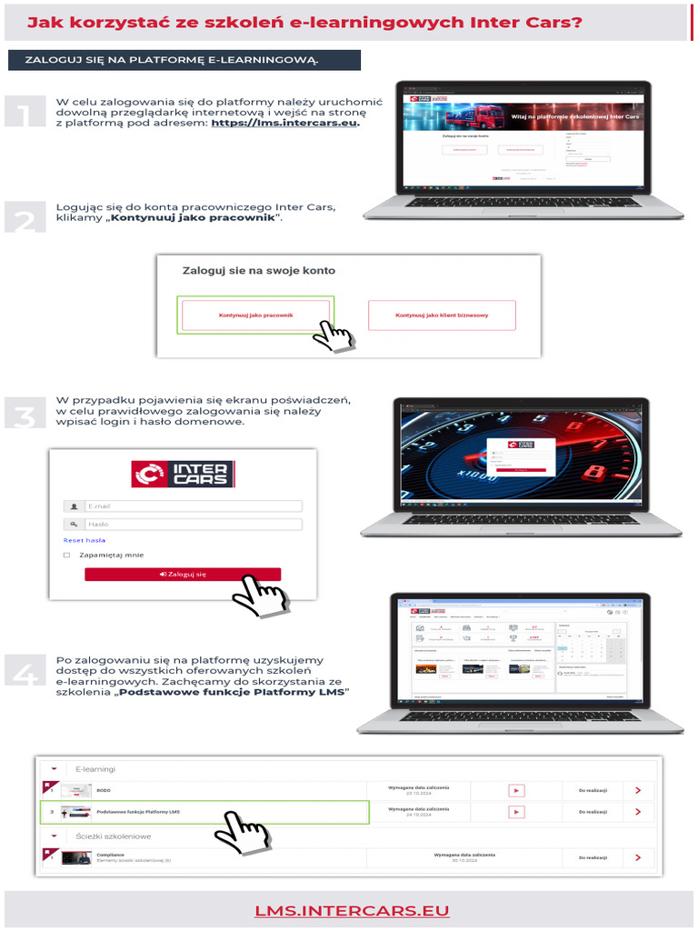 Instrukcja Logowania Do Platformy LMS | PDF