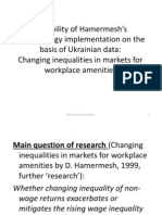 Possibility of Hamermesh's Methodology Implementation On The Basis (Lecture)