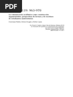 Padilla et al. La comunicación académica como construcción argumentativa