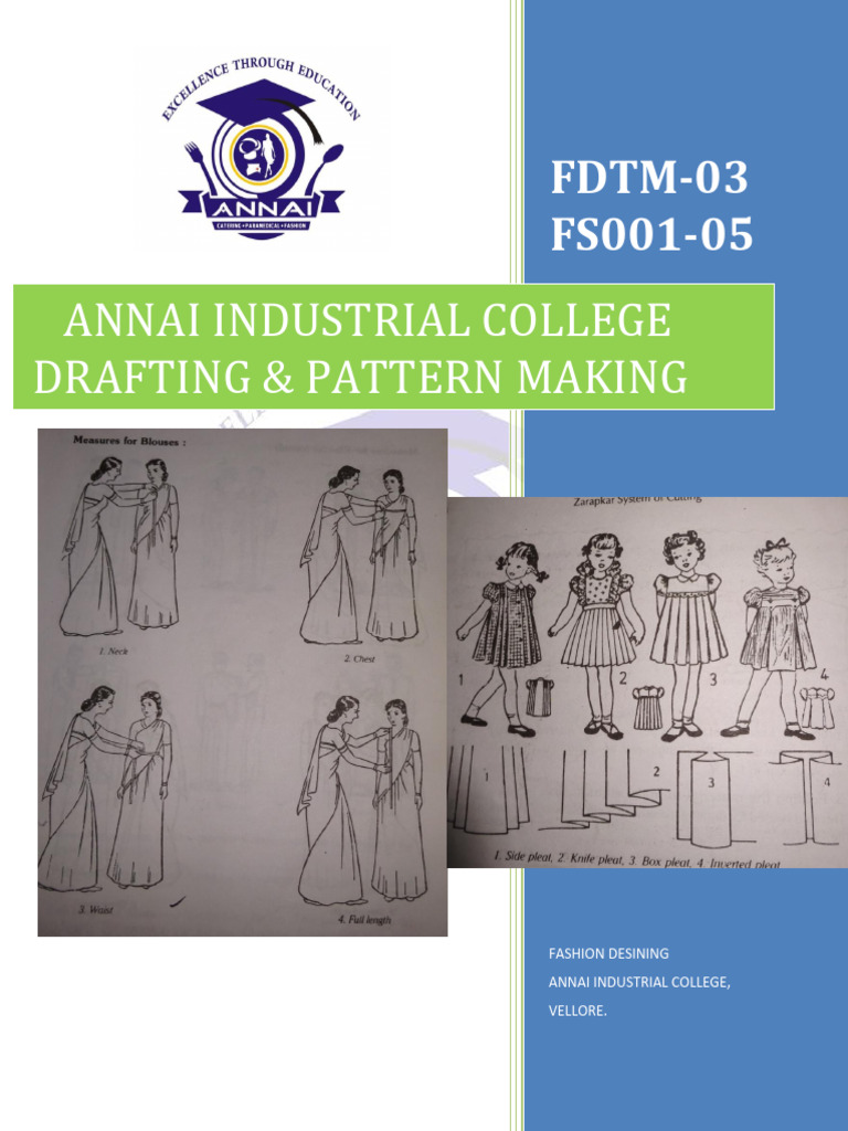 Fashion Design Drafting Manual | PDF | Seam (Sewing) | Yarn