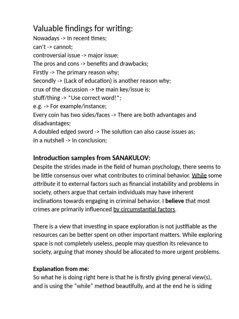 Valuable Findings For Writing | PDF | Cost Of Living | Renewable Energy
