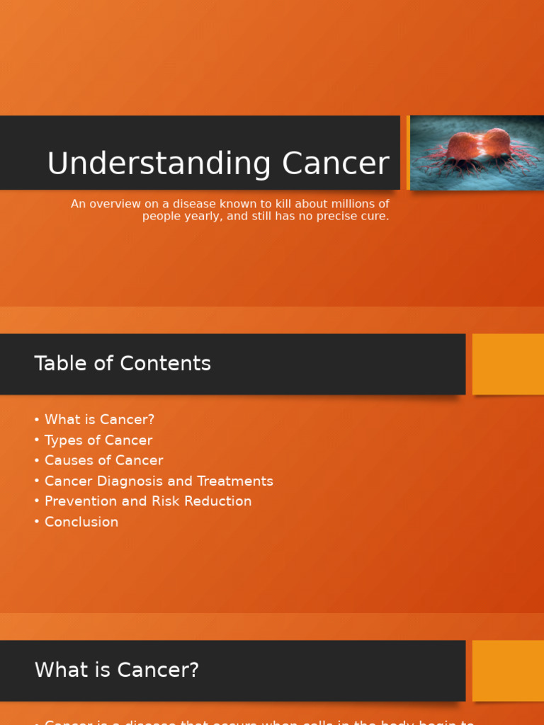 Comprehensive Guide to Cancer Basics | PDF | Cancer | Carcinogen