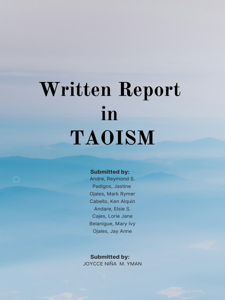 Understanding Taoism: Philosophy & Practices | PDF | Tao | Yin And Yang