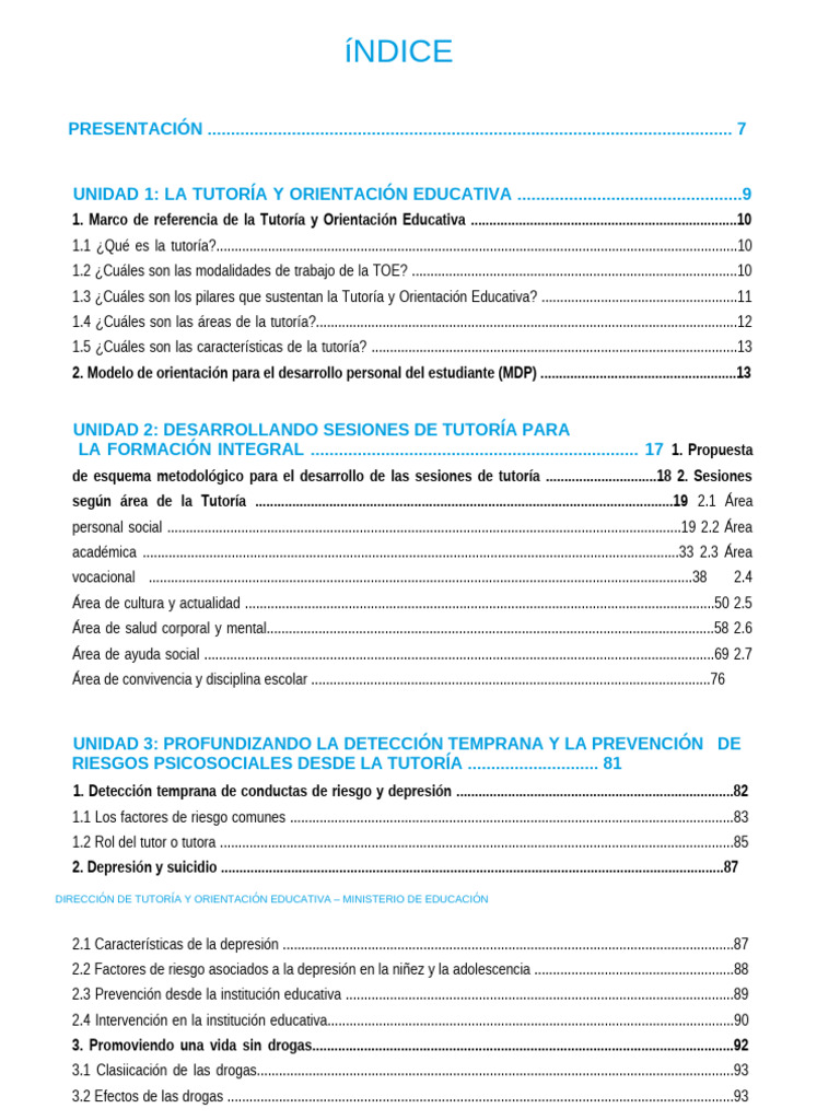 Tutoria 1ro 2do y 3ro Secundaria | PDF | Plan de estudios | Enseñando