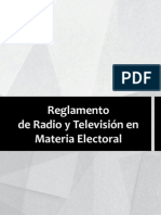 Reglamento de Radio y Televisión en Materia Electoral