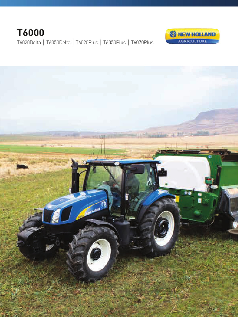 t6000 Brochure Africa Za | PDF | Tractor | Horsepower